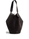 Khaite Chain-detail Leather Tote Bag In Brown
