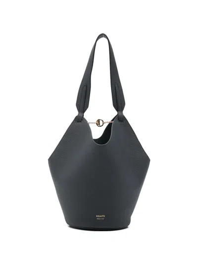 Khaite Chain Tote Bag In Blue