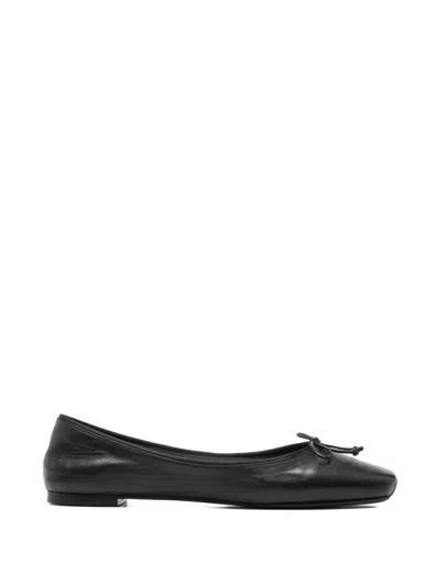 Pre-owned Khaite Charlotte Ballet Flats In Black