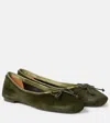 Khaite Charlotte Calf Hair Ballet Flats
