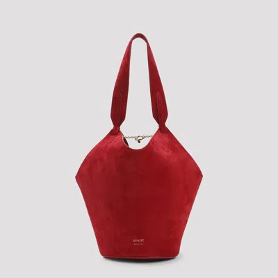 Khaite Chic Mini Tote Handbag - 32cm X 19cm X 13.5cm In Red