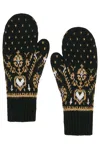 Khaite Christel Mitten In Black