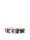 Khaite Belt With Studs In Brown