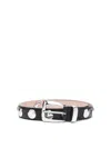 Khaite Benny Studded Leather Belt In Negro