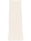 Khaite Claire Midi Skirt In Neutrals