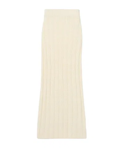 KHAITE CLAIRE MIDI SKIRT