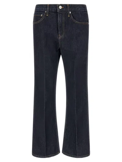 Khaite Clara Flare Jeans In Blue