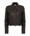 Khaite Classic Lapel Coat In Black
