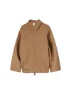 Khaite Classic Tailored Brown Jacket With Structured Design In Brown