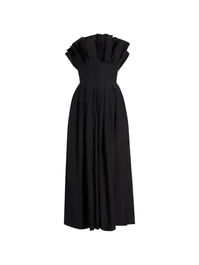 Khaite Claude Dress In 블랙