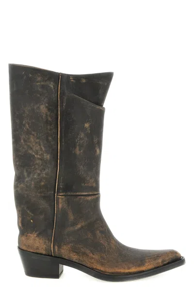 Khaite Clive Boots In Brown