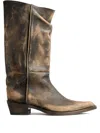 Khaite Clive Leather Boots