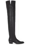 Khaite Clive Over The Knee Boot In Black