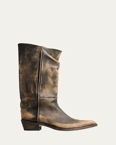 Khaite Clive Rustic Calfskin