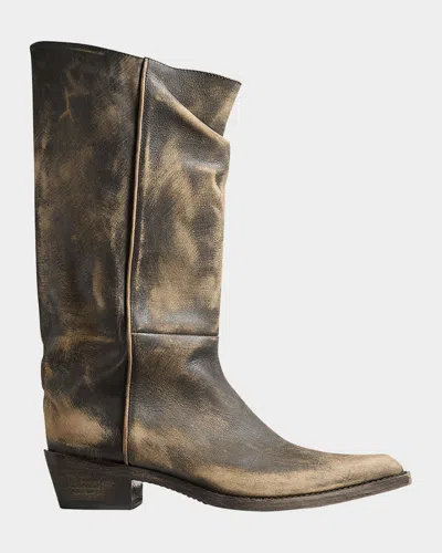 KHAITE CLIVE RUSTIC CALFSKIN