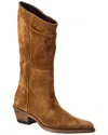 Khaite Clive Suede Boot In Brown