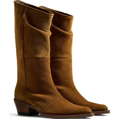 Khaite Clive Western Boot In Brown