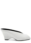 Khaite Cloak 75 Leather Mule In White