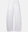 Khaite Clover Cotton Poplin Wide-leg Pants