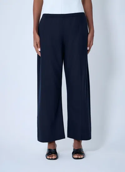 Khaite Elastic Waist Trousers In Blue
