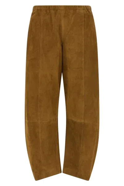 Khaite Clover Pants In Brown