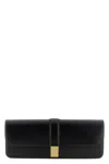 Khaite Blake Leather Clutch In Black