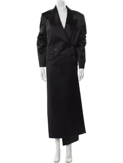 Pre-owned Khaite Coat In Black