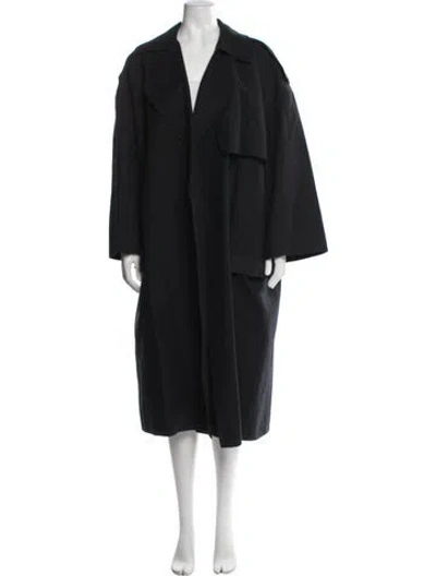 Pre-owned Khaite Coat In Black