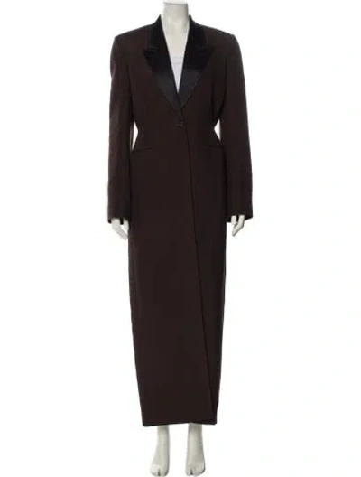 Pre-owned Khaite Coat In Brown