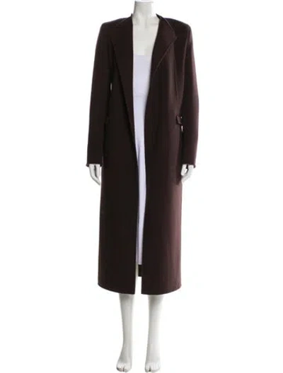 Pre-owned Khaite Coat In Brown