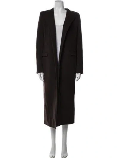 Pre-owned Khaite Coat In Brown