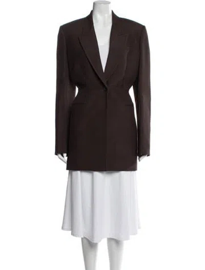 Pre-owned Khaite Coat W/ Tags In Brown
