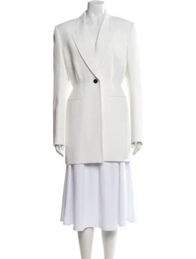 Pre-owned Khaite Coat W/ Tags In White