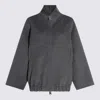 Khaite Coats Blacks And Greys In Gray