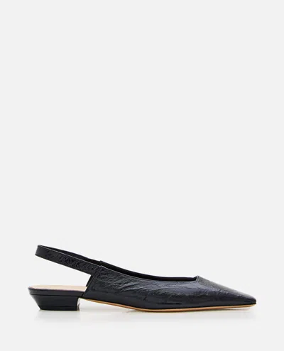 Khaite Colin Slingback Flat In Black