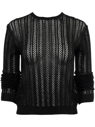 Khaite Colleen Top In Black