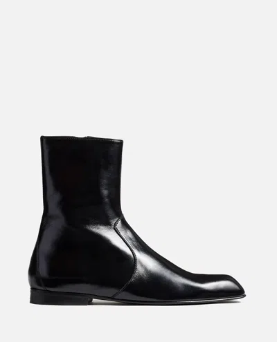 Khaite Colt Ankle Boot In Black