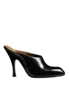 Khaite Colt Calfskin Stiletto Mules In Black