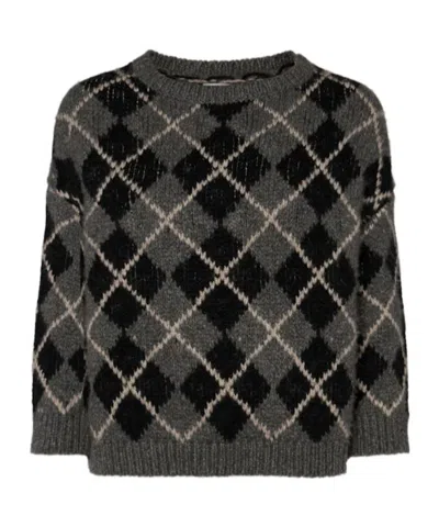 Khaite Colt Knit Crewneck Sweater In Multi