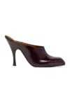Khaite 100mm Colt Leather Mules