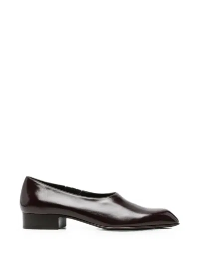 Khaite "colt" Slip On Loafer In Blue