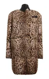 Khaite Comelle Leopard-printed Fur Coat