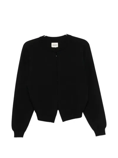 Khaite Cooper Cardigan In Black