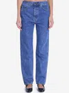 Khaite Danielle Jeans In Blue
