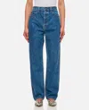 Khaite Blue Corben Denim Jeans In Blue