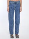 Khaite Corben Straight-leg Jeans In Boone