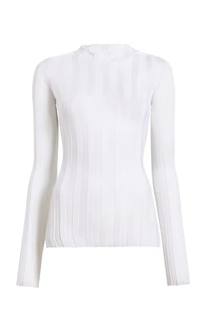 Khaite Cosette Cashmere Top In White