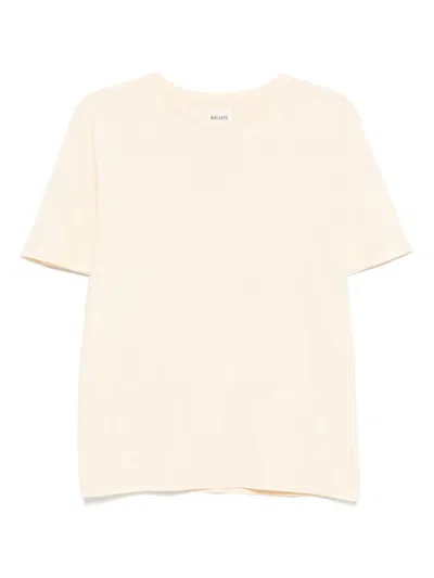 Khaite Klassisches T-shirt In Neutral