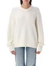 Khaite Cozy Cashmere Sweater For Women In White