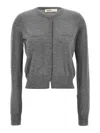 Khaite Lilou Sweaters And Cardigans Gray In Grey